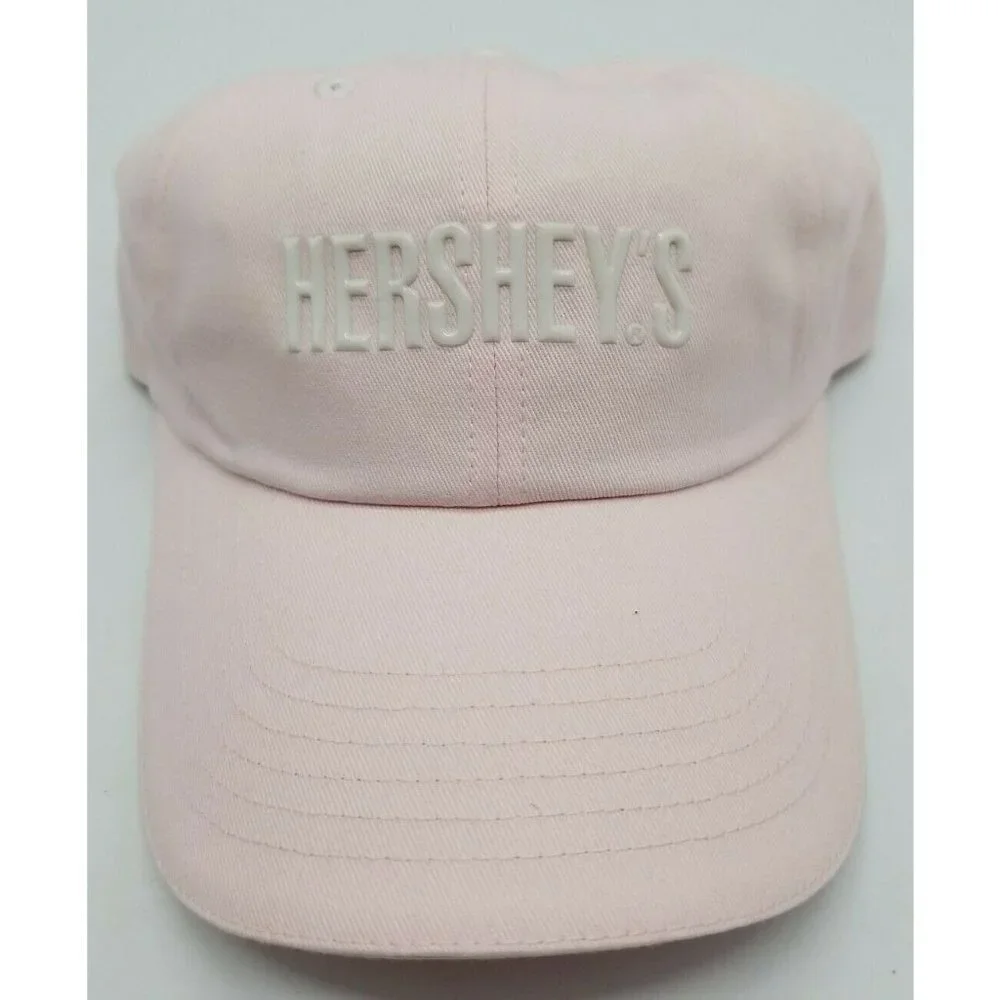 Hershey's Chocolate Brand Pink White Adjustable